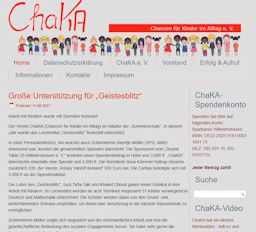 ChaKa e.V. Webhosting